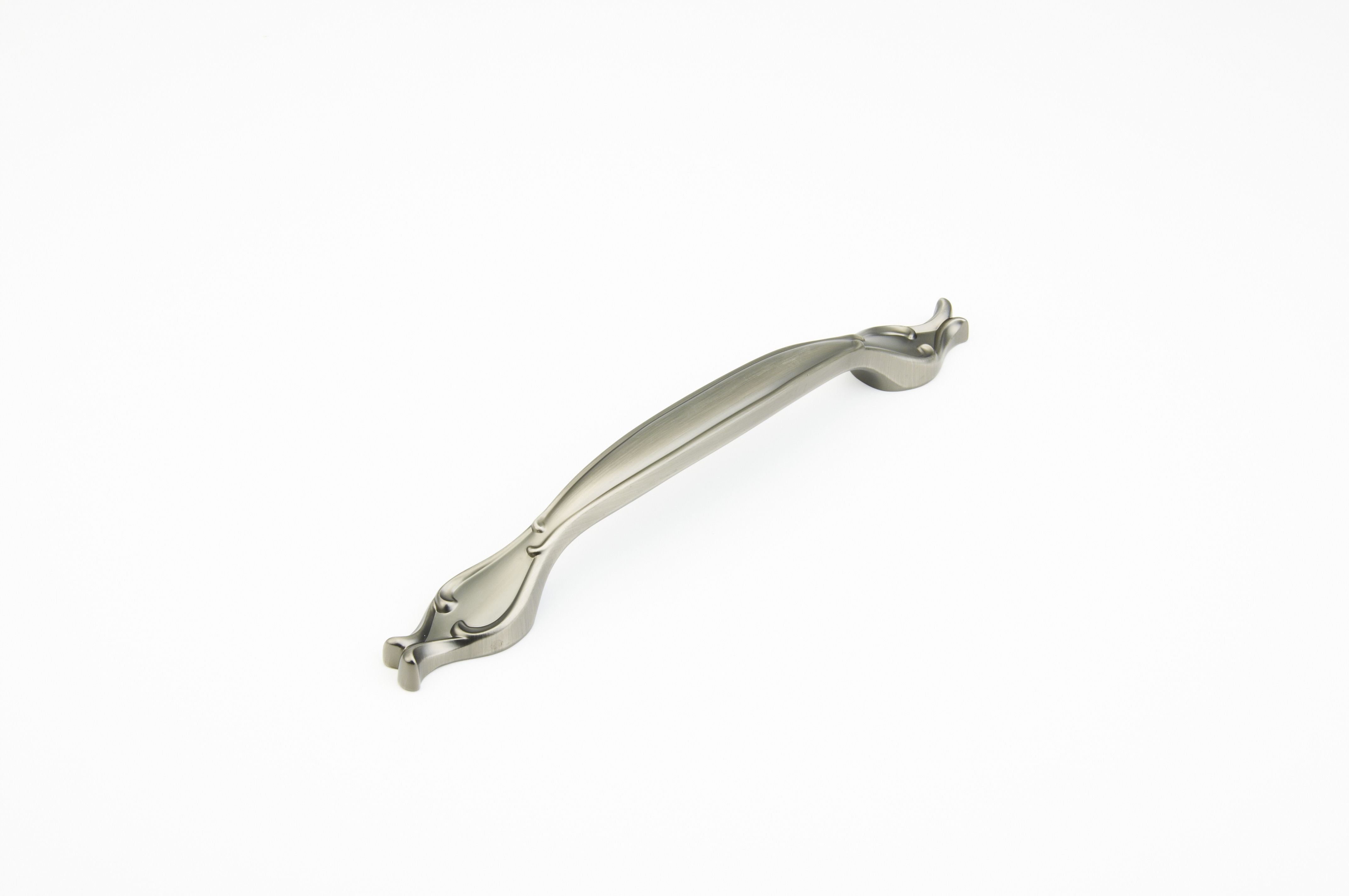 Schaub 263-AN 8" Center to Center French Farm Pull Antique Nickel Finish Main image
