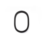 Emtek - 7" Modern # 0 House Number - Flat Black