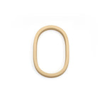 Emtek - 7" Modern # 0 House Number - Satin Brass