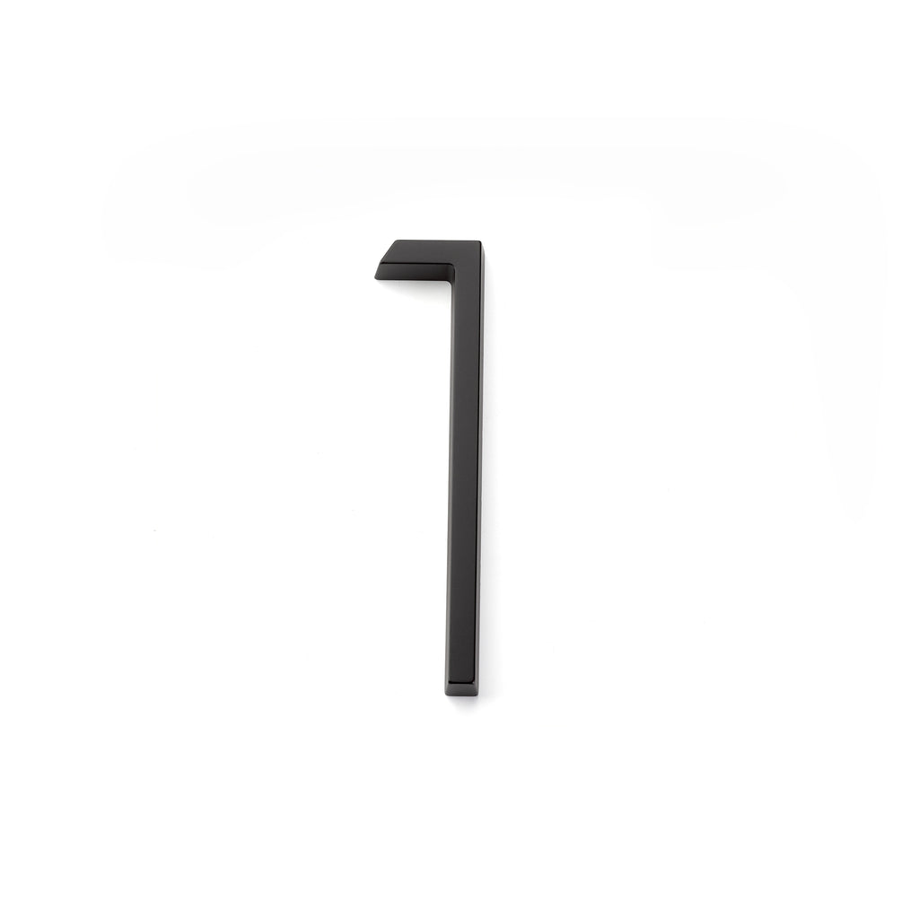 Emtek - 7" Modern # 1 House Number - Flat Black