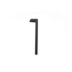 Emtek - 7" Modern # 1 House Number - Flat Black