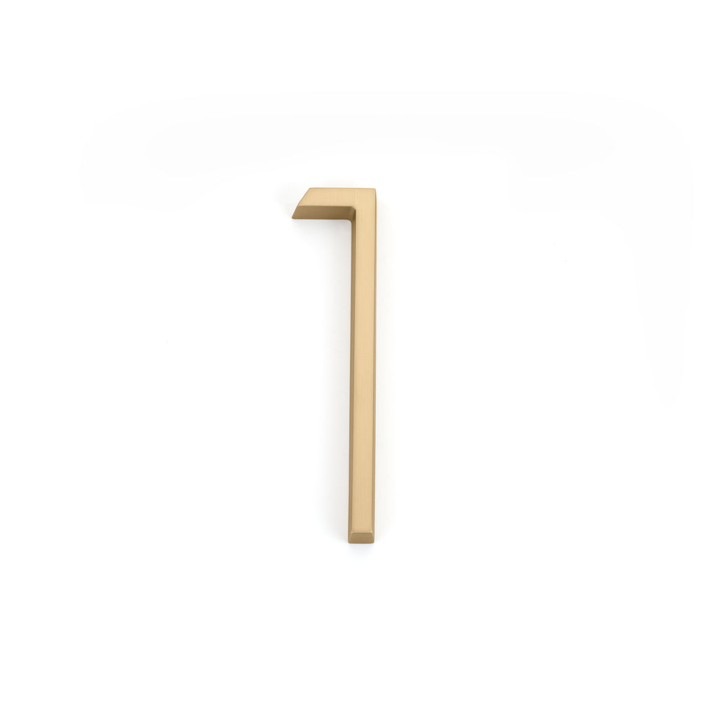 Emtek - 7" Modern # 1 House Number - Satin Brass