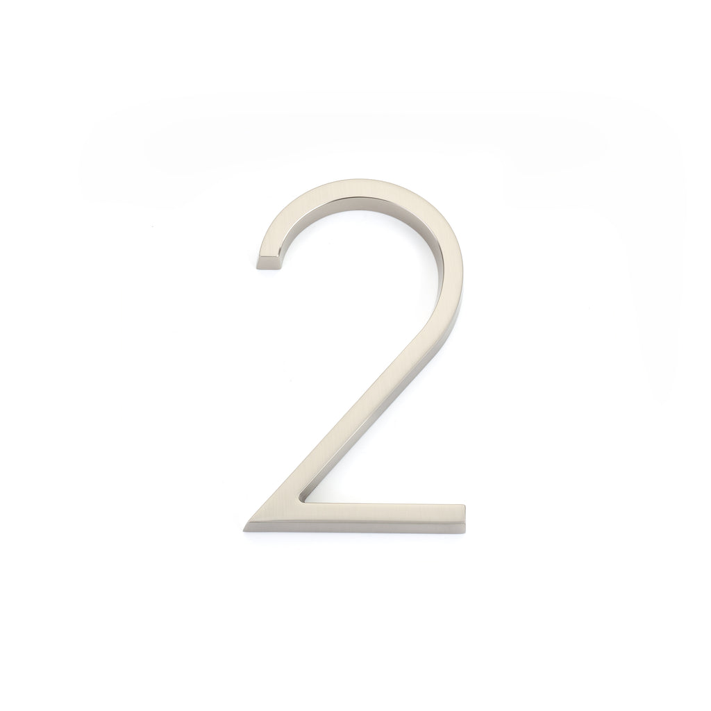 Emtek - 7" Modern # 2 House Number - Satin Nickel