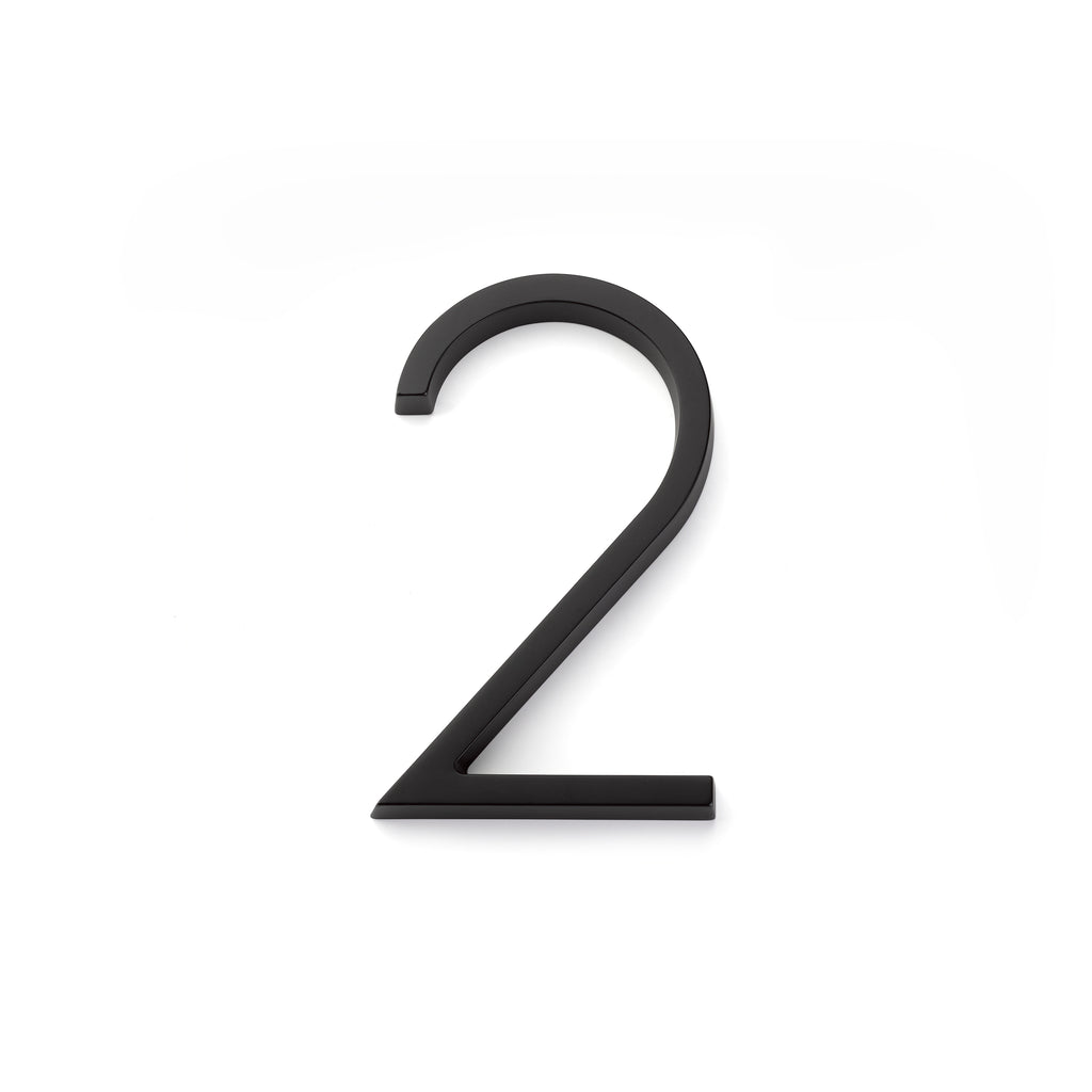 Emtek - 7" Modern # 2 House Number - Flat Black