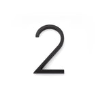Emtek - 7" Modern # 2 House Number - Flat Black