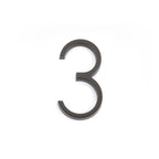 Emtek - 7" Modern # 3 House Number - Oil Rubbed Bronze