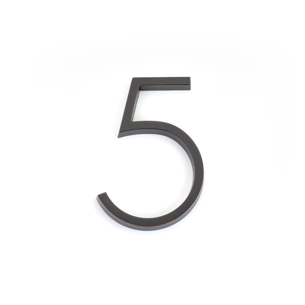 Emtek - 7" Modern # 5 House Number - Oil Rubbed Bronze