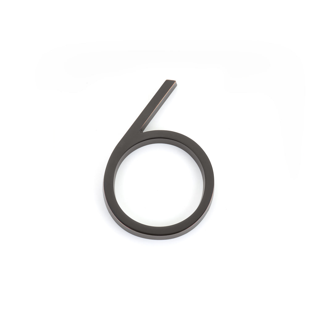 Emtek - 7" Modern # 6 House Number - Oil Rubbed Bronze
