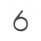 Emtek - 7" Modern # 6 House Number - Flat Black