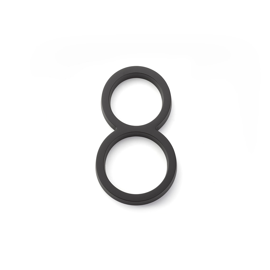 Emtek - 7" Modern # 8 House Number - Flat Black