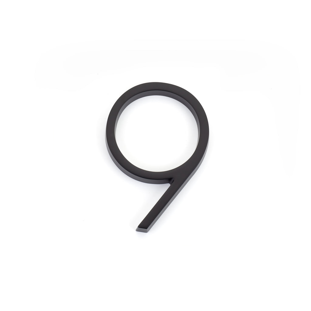Emtek - 7" Modern # 9 House Number - Flat Black