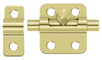 Deltana - 2" Barrel Bolt - Bright Brass