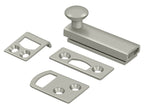 Deltana - 2" Surface Bolt; Concealed Screw; Heavy Duty - Satin Nickel
