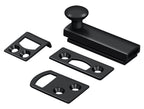 Deltana - 2" Surface Bolt; Concealed Screw; Heavy Duty - Black