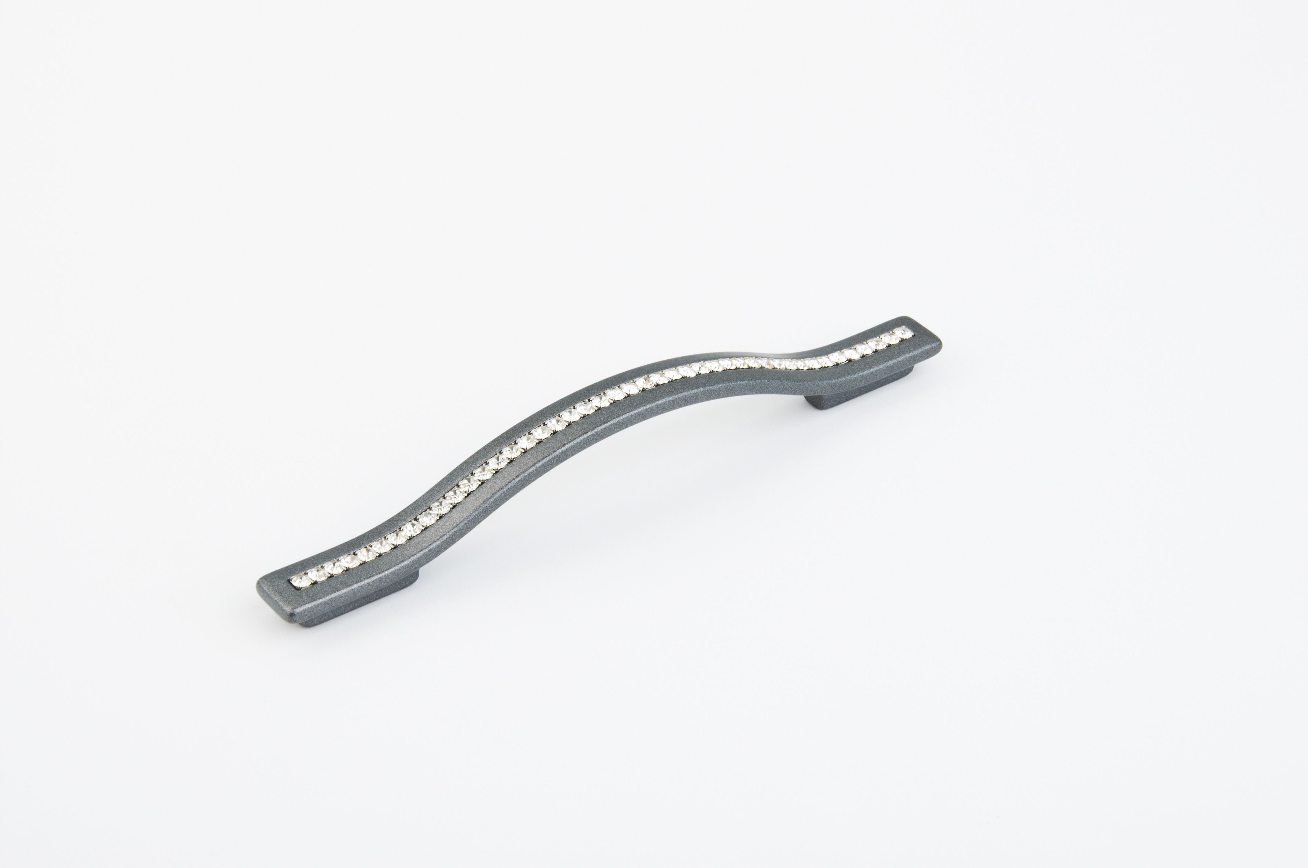 Schaub 302 - 128mm to 160mm Center to Center Skyevale Cabinet Pull with Crystals Secondary image