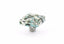 Schaub 34 - 1-1/2" Square Glass Ice Cabinet Knob