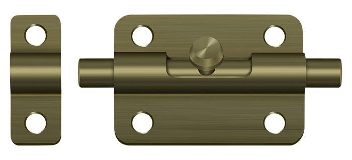 Deltana - 3" Barrel Bolt - Antique Brass