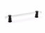 Schaub 406-MB 6" Center to Center Lumiere Cabinet Pull Matte Black Finish