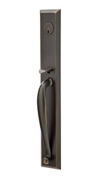 Emtek - Norwich Knob 2-3/8" and 2-3/4" Backset Single Cylinder Jefferson Tubular Handleset - Oil Rubbed Bronze