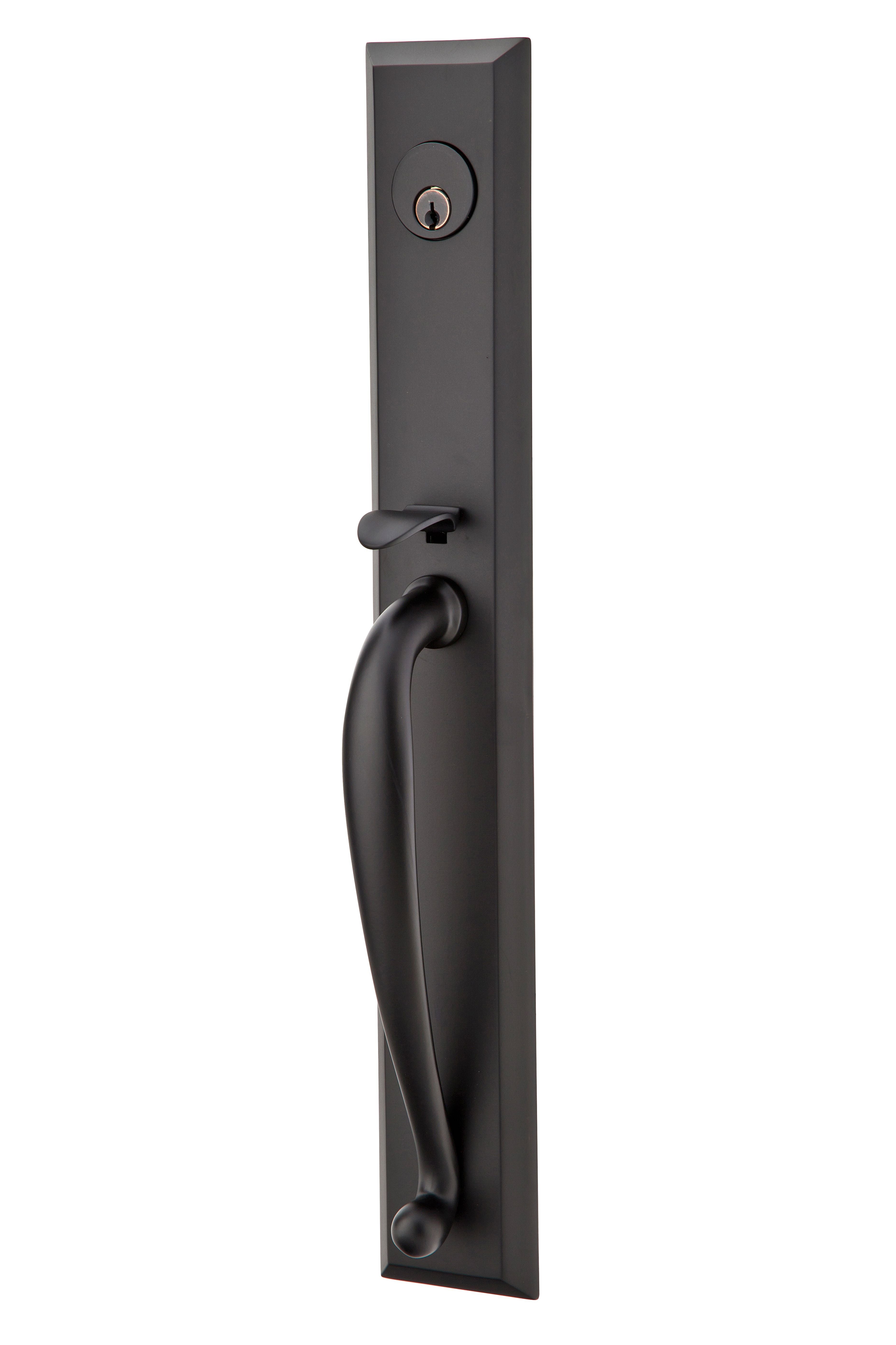 Emtek - Providence Knob 2-3/8" and 2-3/4" Backset Single Cylinder Jefferson Tubular Handleset Secondary image