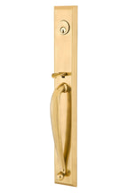 Emtek - Providence Knob 2-3/8" and 2-3/4" Backset Single Cylinder Jefferson Tubular Handleset - French Antique Brass