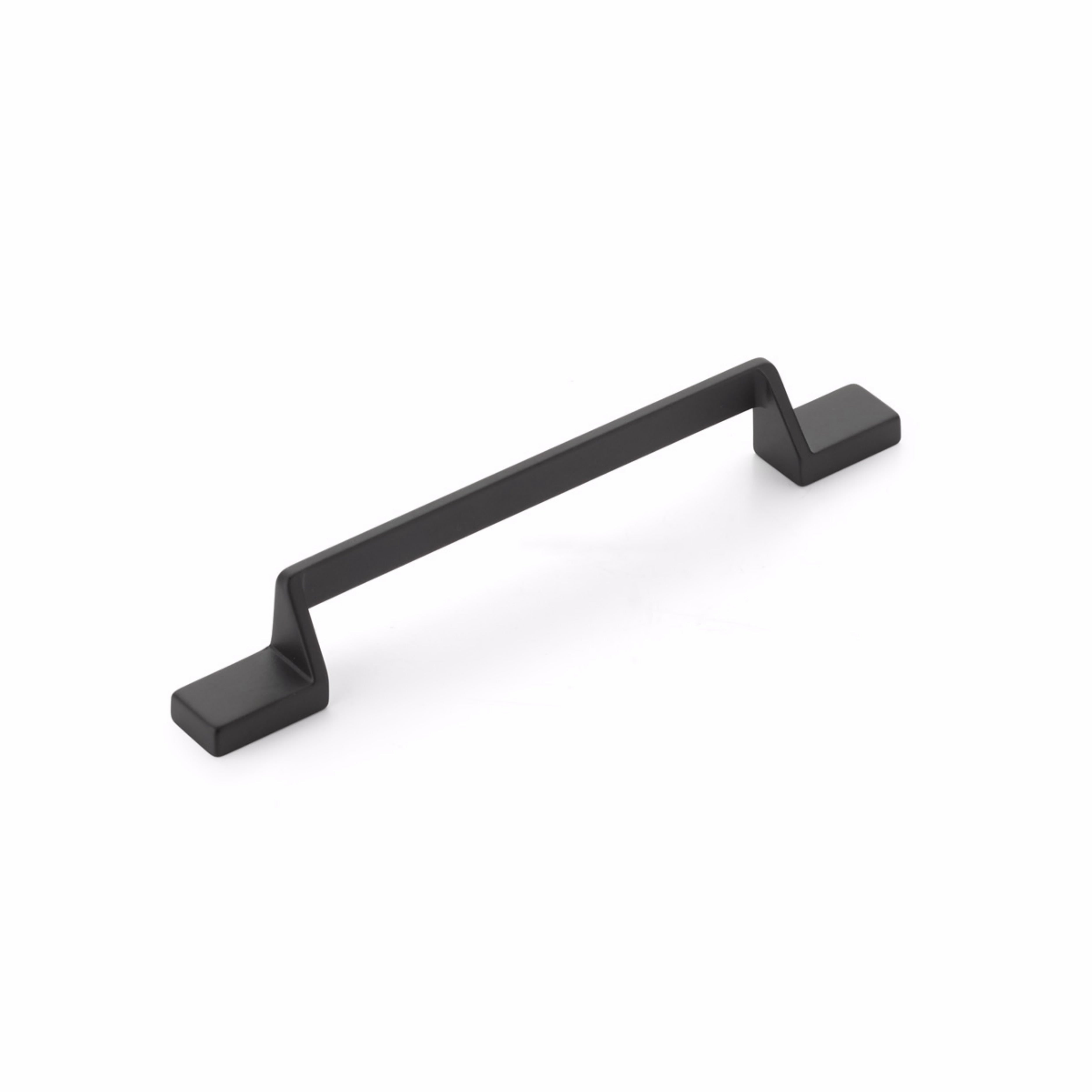 Schaub 456-MB 12-1/2" Center to Center San Marco Cabinet Pull Matte Black Finish Main image