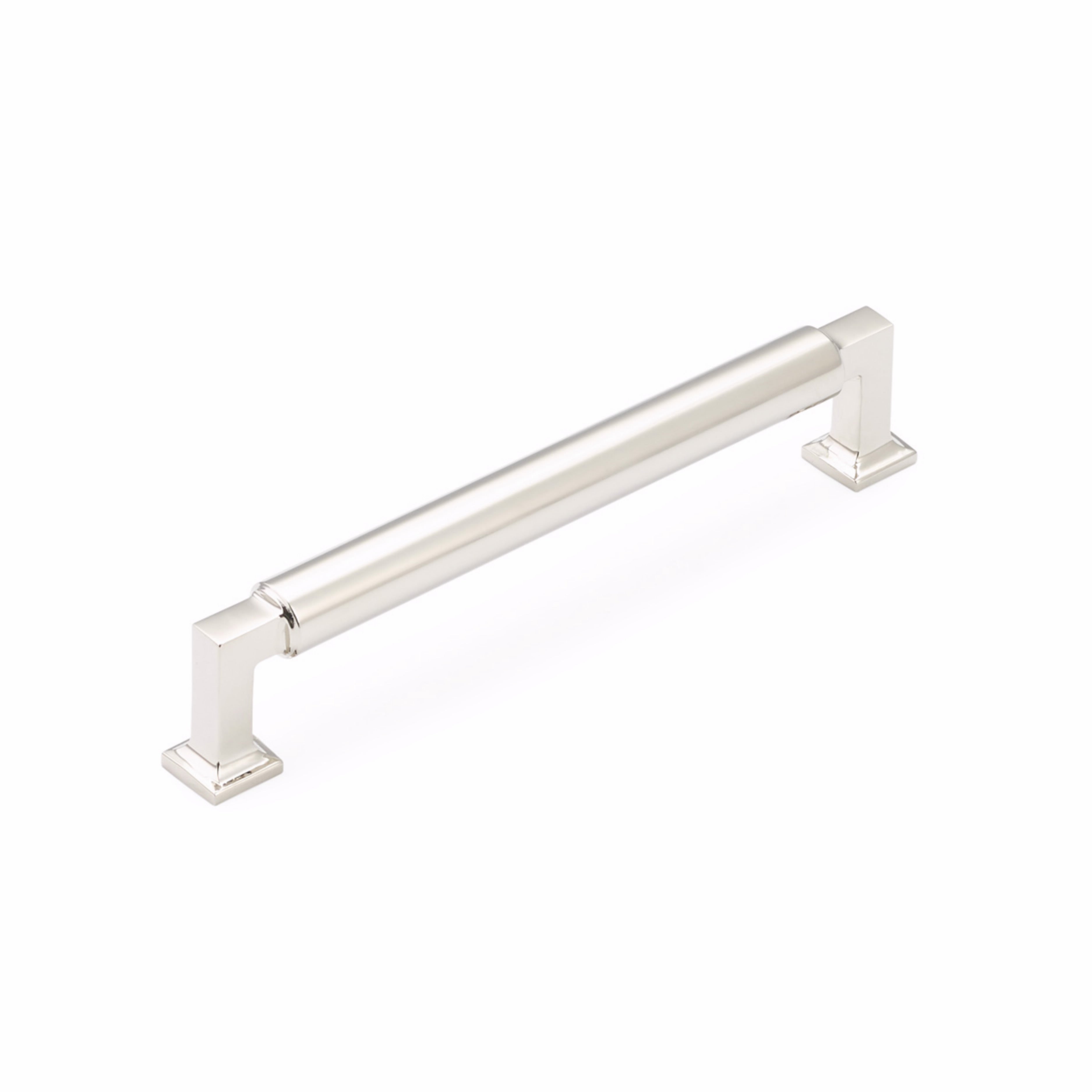 Schaub 476-PN 6" Center to Center Haniburton Cabinet Pull Polished Nickel Finish