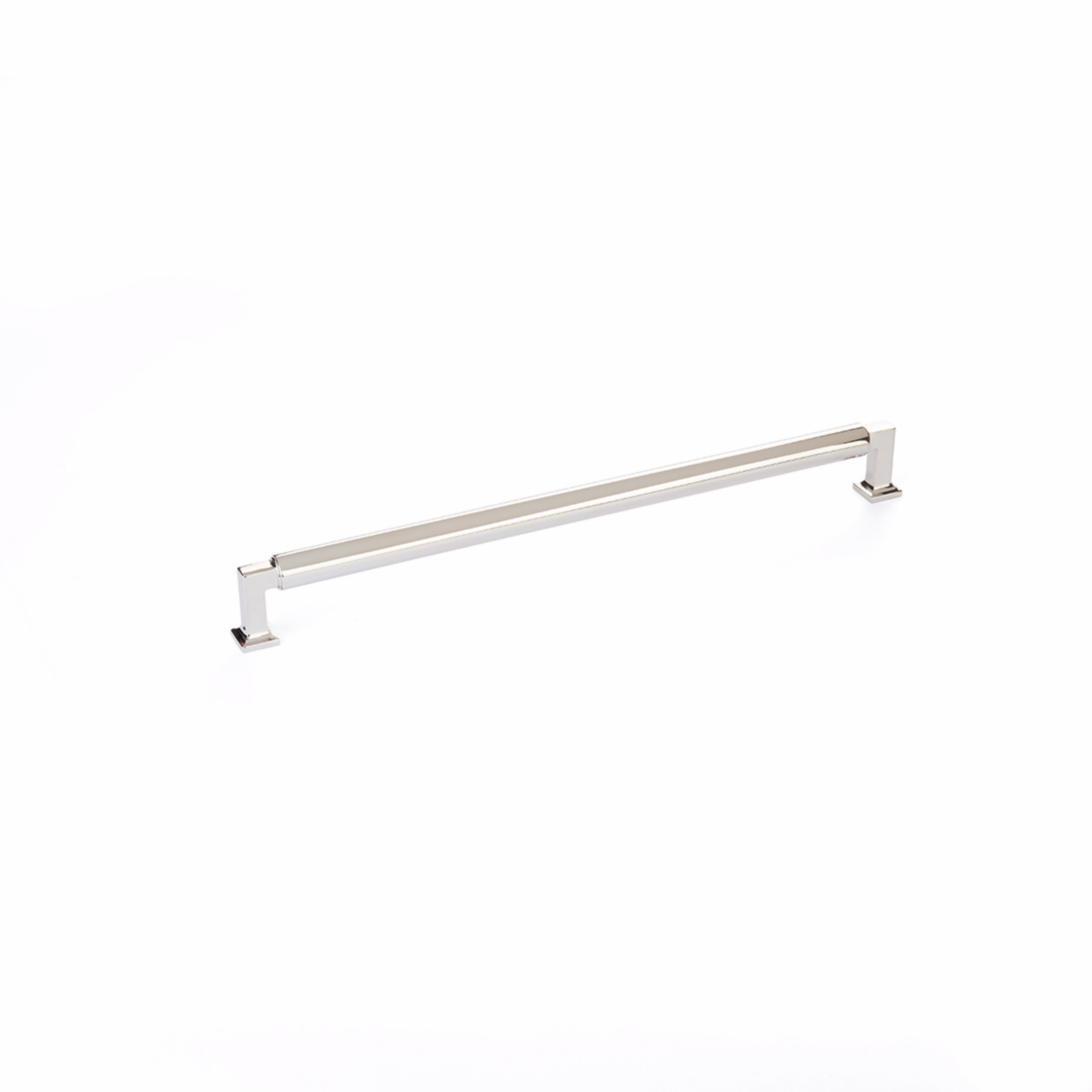 Schaub 481-PN 12" Center to Center Haniburton Cabinet Pull Polished Nickel Finish Main image