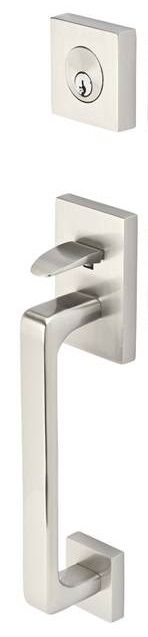 Emtek - Round Knob 2-3/8" and 2-3/4" Backset Single Cylinder Baden Tubular Handleset Secondary image