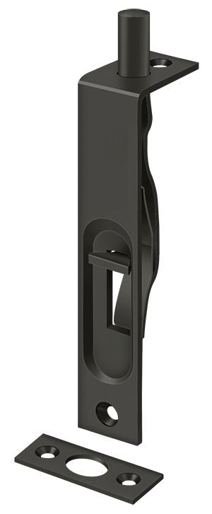 Deltana - 4" Flush Bolt; Heavy Duty - Oil Rubbed Bronze