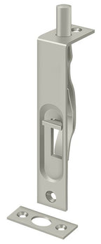 Deltana - 4" Flush Bolt; Heavy Duty - Satin Nickel