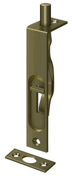 Deltana - 4" Flush Bolt; Heavy Duty - Antique Brass