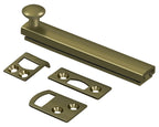 Deltana - 4" Surface Bolt; Concealed Screw; Heavy Duty - Antique Brass