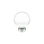 Emtek 86394US4 Bristol 1" Clear Glass Cabinet Knob Satin Brass Finish