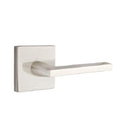 Emtek - Helios Lever Dummy Pair with Square Rose for 1-1/4" to 2" Door - Satin Nickel