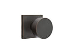 Emtek - Round Knob Dummy Pair with Square Rose for 1-1/4" to 2" Door - Oil Rubbed Bronze