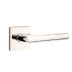 Emtek - Stuttgart Lever Dummy Pair with Square Rose for 1-1/4" to 2" Door - Polished Nickel Lifetime