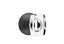 Emtek - Windsor Glass Knob Dummy Pair with Modern Rectangular Rose for 1-1/4" to 2" Door