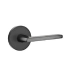 Emtek - Helios Lever Dummy Pair with Disk Rose for 1-1/4" to 2" Door - Flat Black