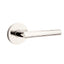 Emtek 5059STUUS14 Stuttgart Lever Dummy Pair with Disk Rose for 1-1/4" to 2" Door Polished Nickel Lifetime Finish