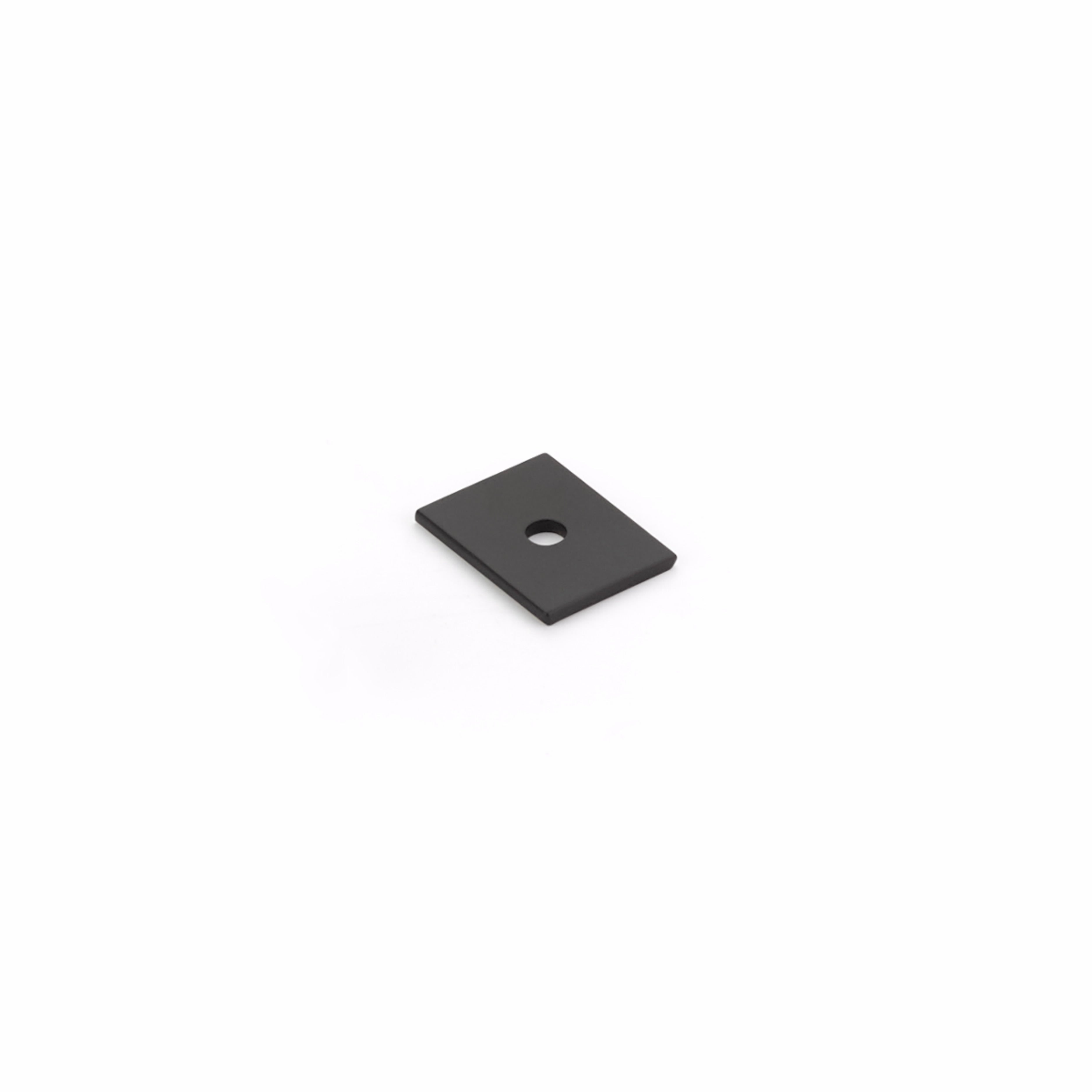 Schaub 5101B-MB 1" Pub House Backplate for Knob Matte Black Finish Main image