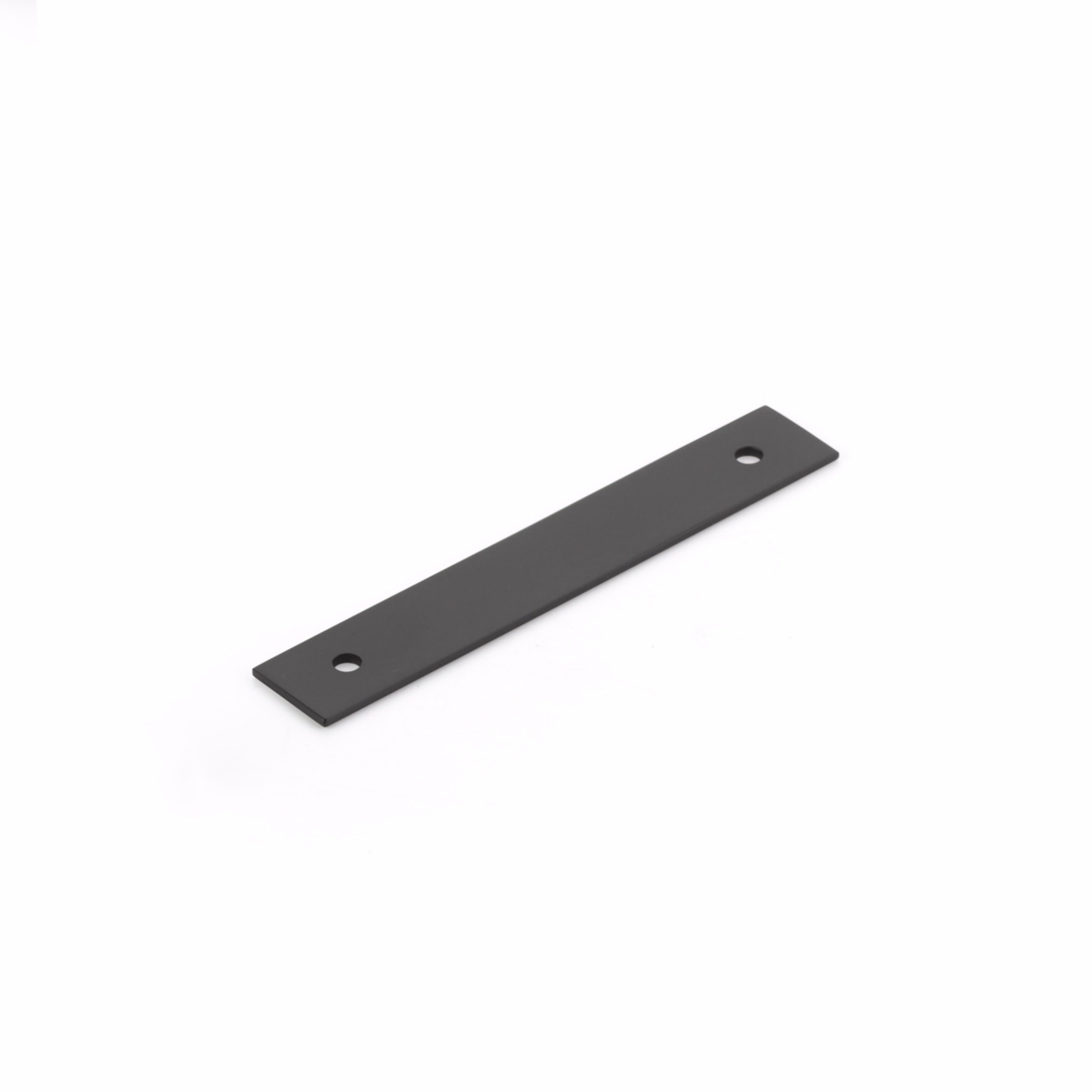 Schaub 5103B-MB 3-1/2" Center to Center Pub House Backplate for Pull Matte Black Finish Main image