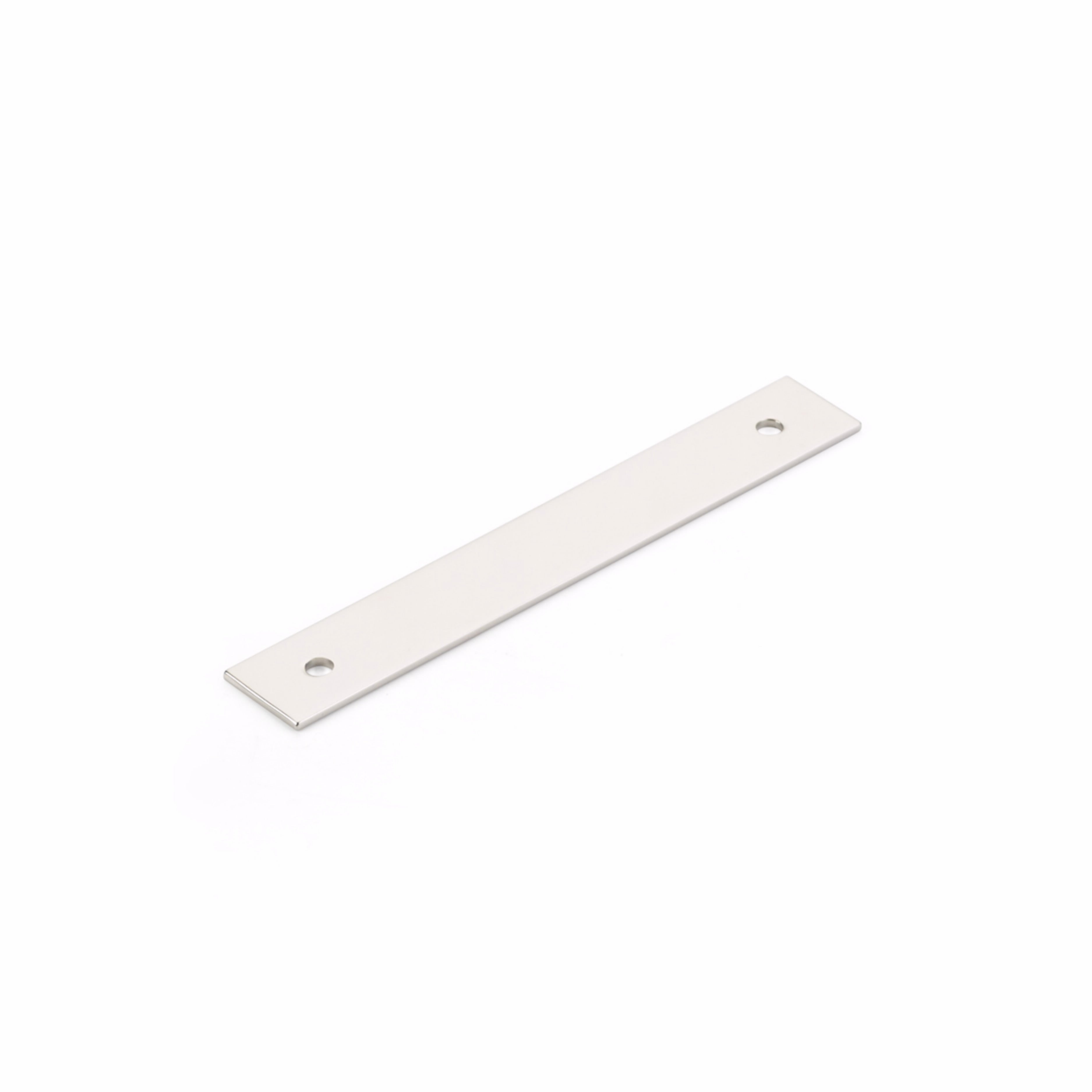 Schaub 5103B-PN 3-1/2" Center to Center Pub House Backplate for Pull Polished Nickel Finish Main image