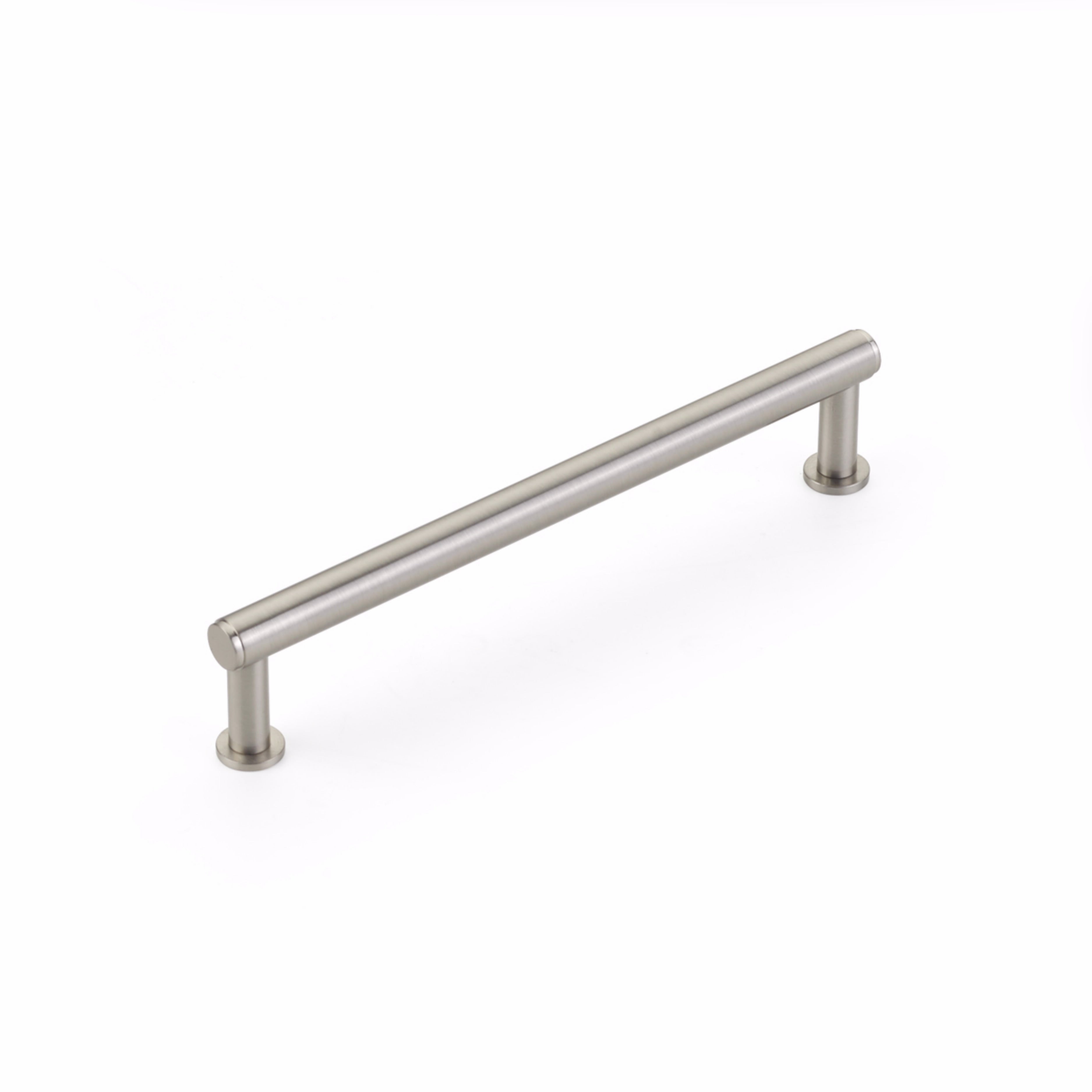 Schaub 5106-BN 6" Center to Center Pub House Cabinet Pull Brushed Nickel Finish Main image
