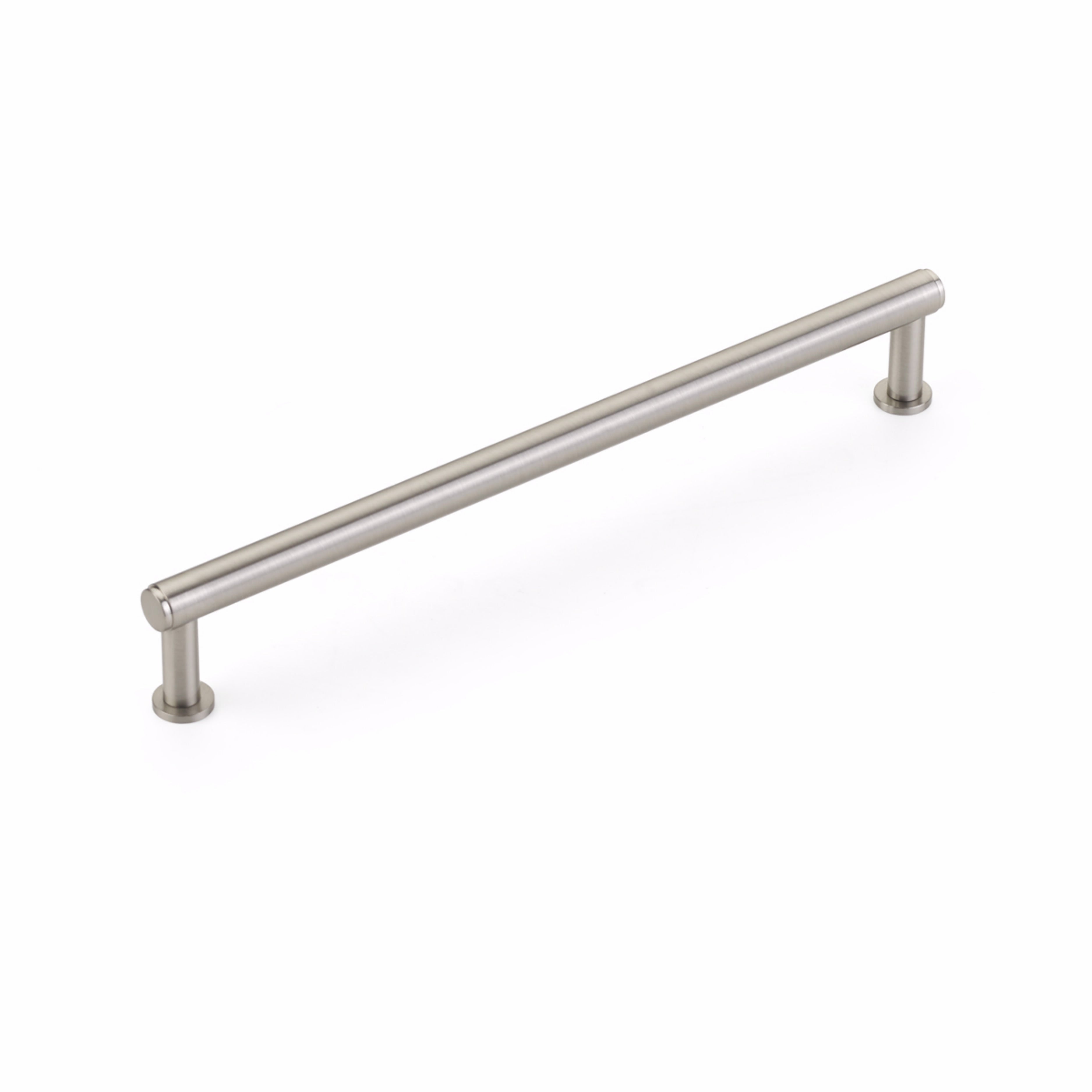 Schaub 5108-BN 8" Center to Center Pub House Cabinet Pull Brushed Nickel Finish Main image