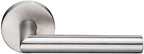 Emtek - Stuttgart Lever 2-3/8" Backset Passage with Disk Rose for 1-1/4" to 2" Door - Satin Nickel (Right Hand)