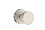 Emtek - Round Knob 2-3/8" Backset Privacy with Disk Rose for 1-1/4" to 2" Door - Satin Nickel
