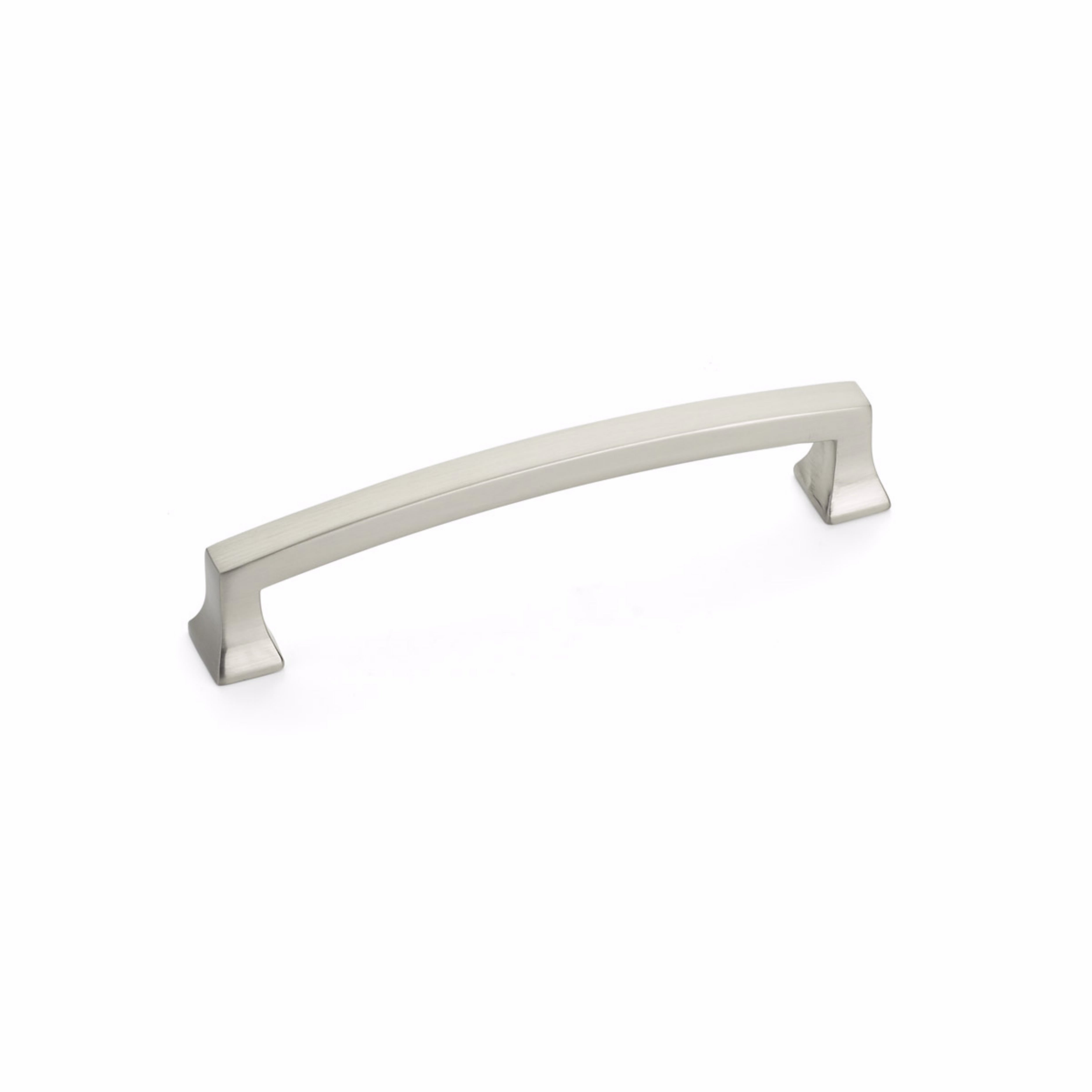 Schaub 527-BN 5" Center to Center Menlo Park Arched Cabinet Pull Brushed Nickel Finish Main image