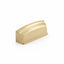 Schaub 534-SSB Menlo Park 3-1/2" Center to Center Cabinet Cup Pull Signature Satin Brass Finish
