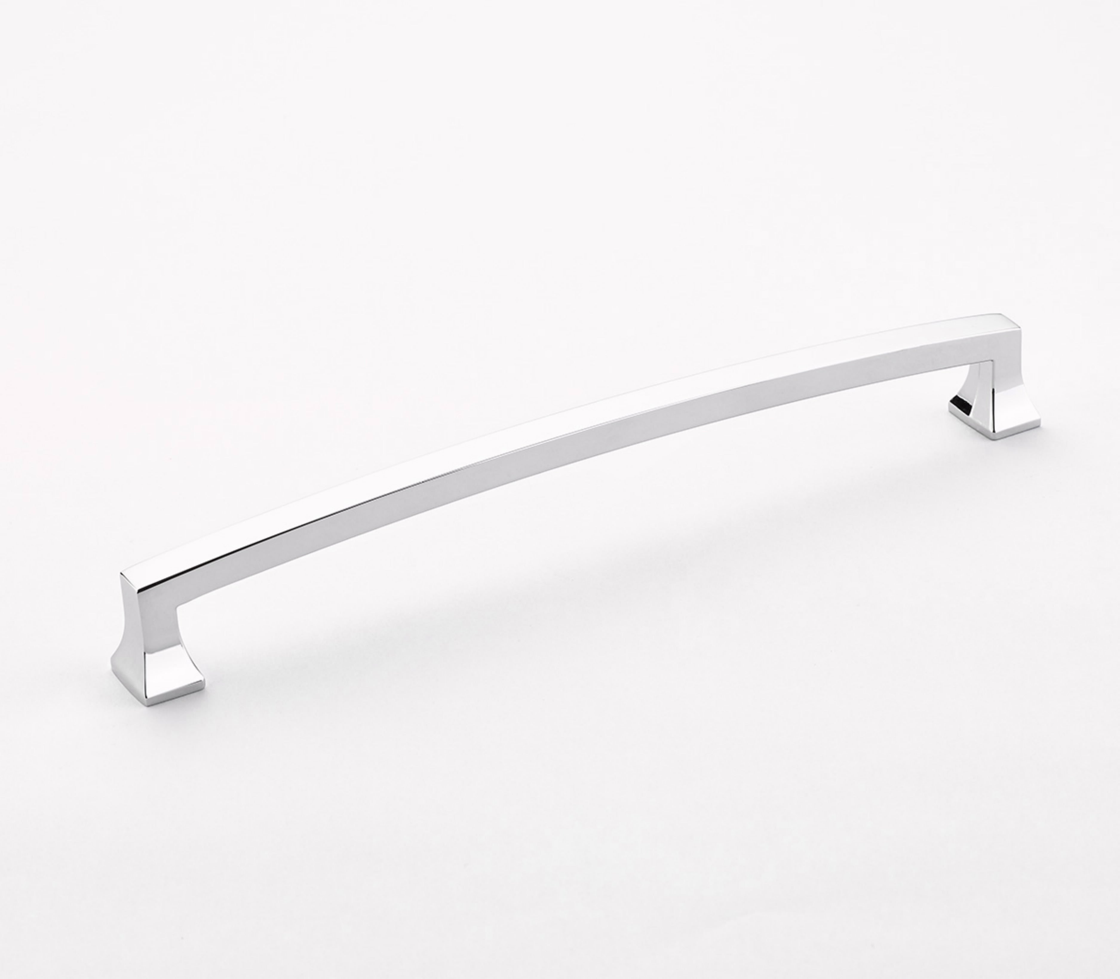 Schaub 540-26 8" Center to Center Menlo Park Arched Cabinet Pull Polished Chrome Finish Main image